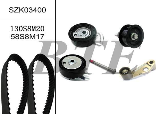 BTE SZK03400 - Комплект зубчатого ремня ГРМ autospares.lv