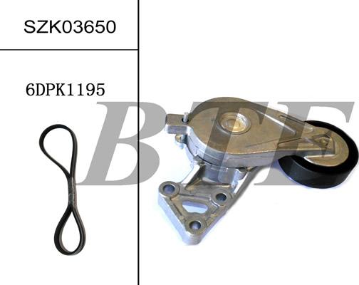 BTE SZK03650 - Поликлиновый ременный комплект autospares.lv