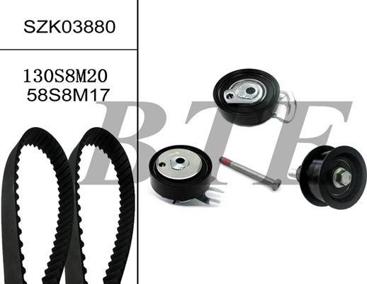 BTE SZK03880 - Комплект зубчатого ремня ГРМ autospares.lv