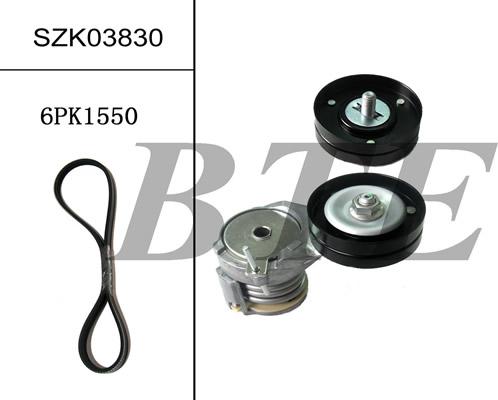 BTE SZK03830 - Поликлиновый ременный комплект autospares.lv