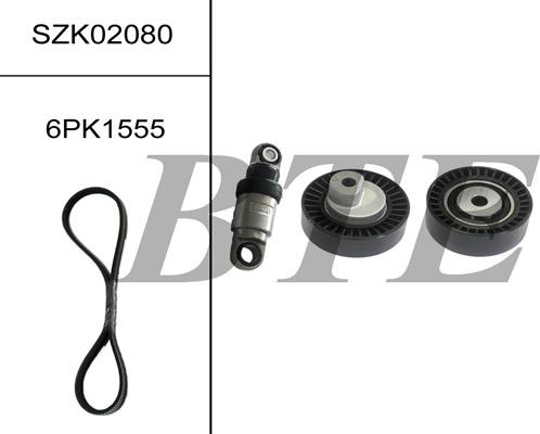 BTE SZK02080 - Поликлиновый ременный комплект autospares.lv