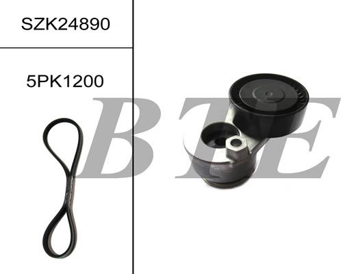 BTE SZK24890 - Поликлиновый ременный комплект autospares.lv