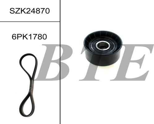 BTE SZK24870 - Поликлиновый ременный комплект autospares.lv