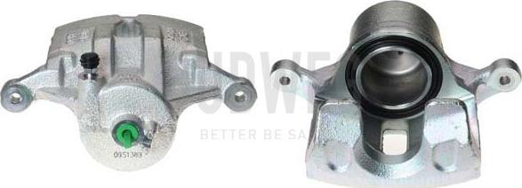 Budweg Caliper 344522 - Тормозной суппорт autospares.lv