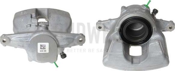 Budweg Caliper 345066 - Тормозной суппорт autospares.lv