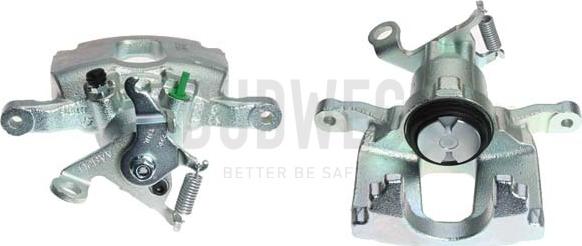 Budweg Caliper 345163 - Тормозной суппорт autospares.lv