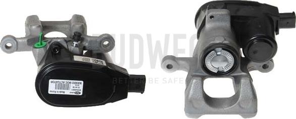 Budweg Caliper 345184 - Тормозной суппорт autospares.lv