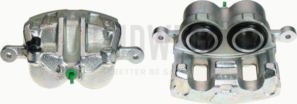 Budweg Caliper 343945 - Тормозной суппорт autospares.lv