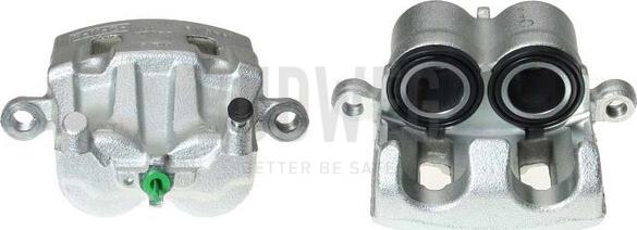 Budweg Caliper 343951 - Тормозной суппорт autospares.lv