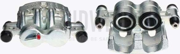 Budweg Caliper 343911 - Тормозной суппорт autospares.lv