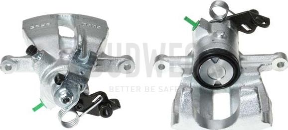 Budweg Caliper 343431 - Тормозной суппорт autospares.lv