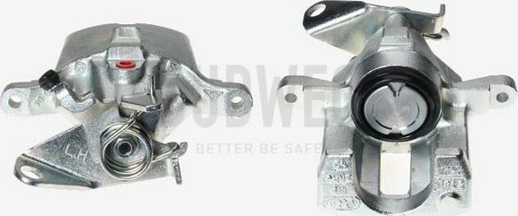 Budweg Caliper 343670 - Тормозной суппорт autospares.lv