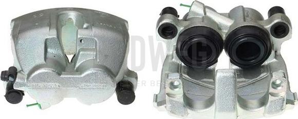 Budweg Caliper 343839 - Тормозной суппорт autospares.lv