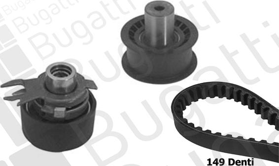 BUGATTI BKCD0049 - Комплект зубчатого ремня ГРМ autospares.lv