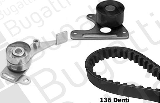 BUGATTI BKCD0116 - Комплект зубчатого ремня ГРМ autospares.lv