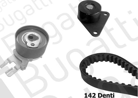 BUGATTI BKCD0764 - Комплект зубчатого ремня ГРМ autospares.lv