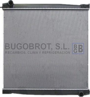 BUGOBROT 40-SC0002 - Радиатор, охлаждение двигателя autospares.lv