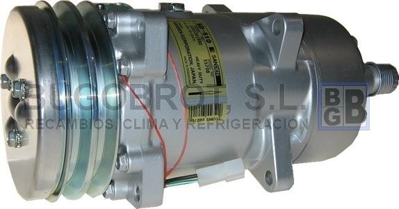 BUGOBROT 51-5708 - Компрессор кондиционера autospares.lv