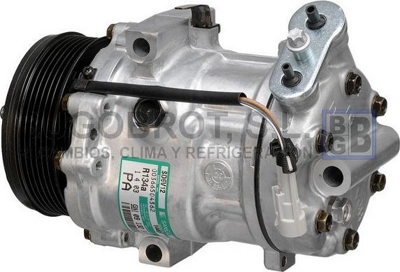 BUGOBROT 51-1418 - Компрессор кондиционера autospares.lv