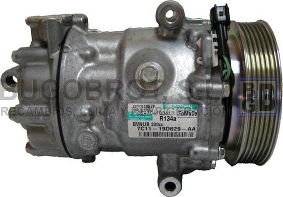 BUGOBROT 51-1067 - Компрессор кондиционера autospares.lv