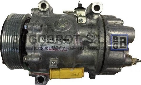 BUGOBROT 51-1814 - Компрессор кондиционера autospares.lv