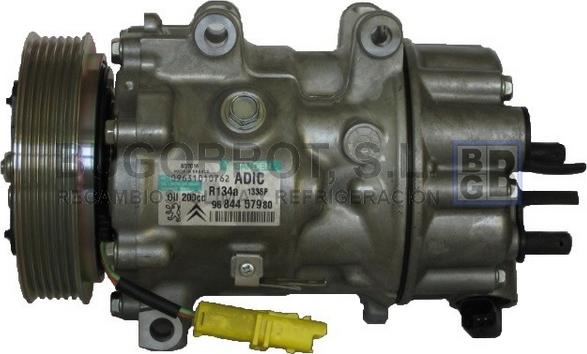 BUGOBROT 51-1336 - Компрессор кондиционера autospares.lv