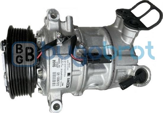 BUGOBROT 51-1734 - Компрессор кондиционера autospares.lv