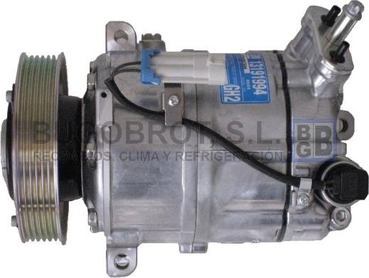 BUGOBROT 51-8664 - Компрессор кондиционера autospares.lv