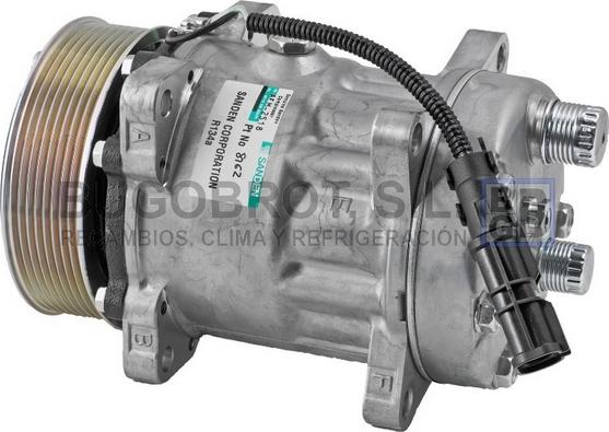 BUGOBROT 51-8162 - Компрессор кондиционера autospares.lv