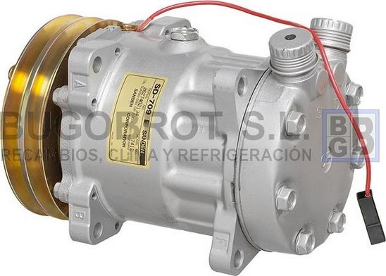 BUGOBROT 51-7412 - Компрессор кондиционера autospares.lv