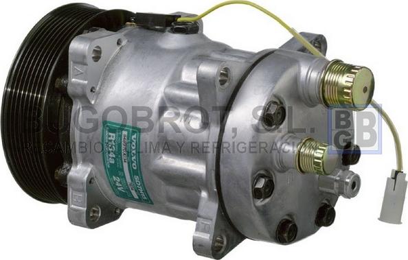 BUGOBROT 51-7834 - Компрессор кондиционера autospares.lv