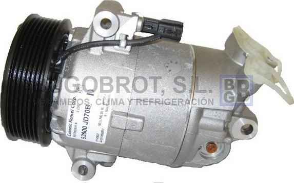 BUGOBROT 51-NI86005 - Компрессор кондиционера autospares.lv