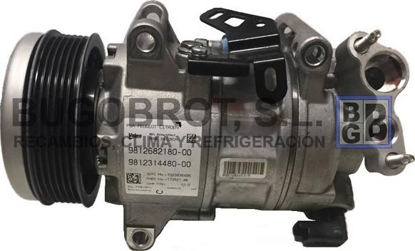 BUGOBROT 51-PE86002 - Компрессор кондиционера autospares.lv