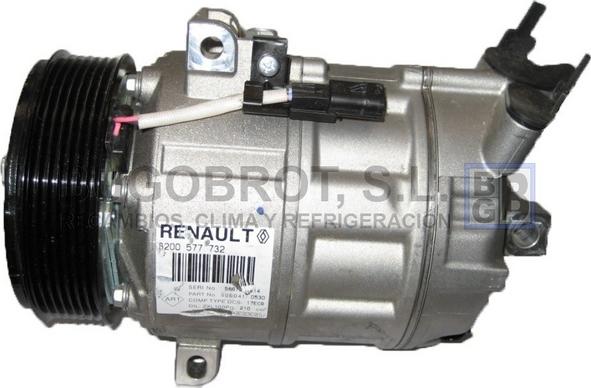 BUGOBROT 51-RE86004 - Компрессор кондиционера autospares.lv