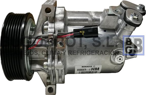 BUGOBROT 51-RE86020 - Компрессор кондиционера autospares.lv