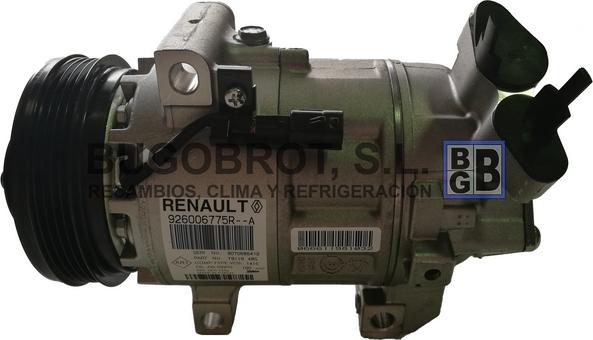 BUGOBROT 51-RE86023 - Компрессор кондиционера autospares.lv