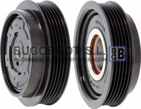 BUGOBROT 52-00186 - Электромагнитное сцепление, компрессор autospares.lv