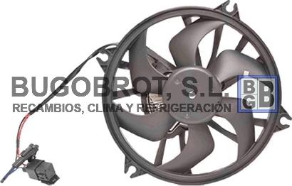 BUGOBROT 18-PE2502 - Вентилятор, охлаждение двигателя autospares.lv