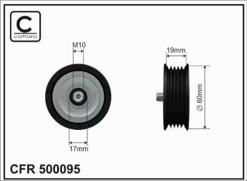 Ashuki I130-62 - Ролик, поликлиновый ремень autospares.lv