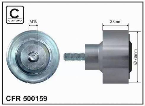IPD 15-4190 - Ролик, поликлиновый ремень autospares.lv