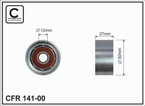 Caffaro 141-00 - Направляющий ролик, зубчатый ремень ГРМ autospares.lv