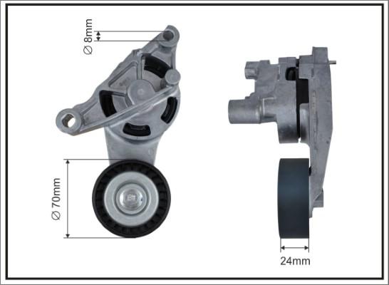 Caffaro 101691SP - Натяжитель, поликлиновый ремень autospares.lv