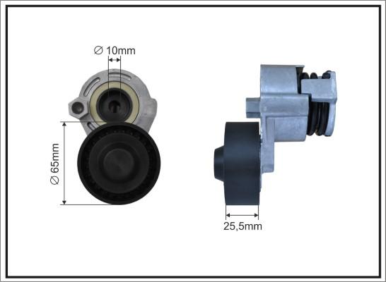 Caffaro 119100SP - Натяжитель, поликлиновый ремень autospares.lv