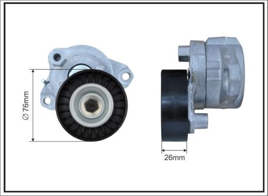 Caffaro 110200SP - Натяжитель, поликлиновый ремень autospares.lv