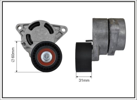 Caffaro 118700SP - Натяжитель, поликлиновый ремень autospares.lv