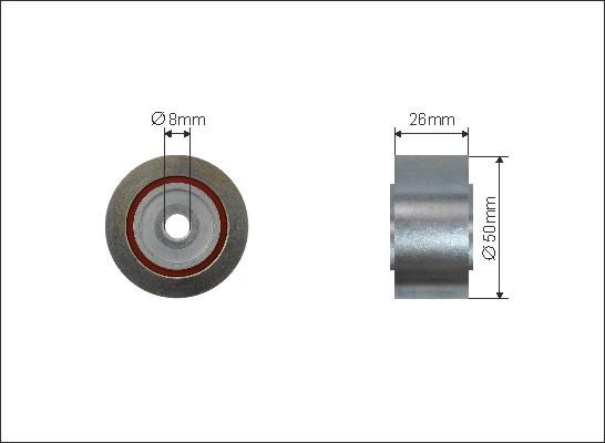 Caffaro 139-81 - Ролик, поликлиновый ремень autospares.lv