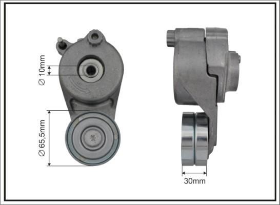 Caffaro 130000SP - Натяжитель, поликлиновый ремень autospares.lv