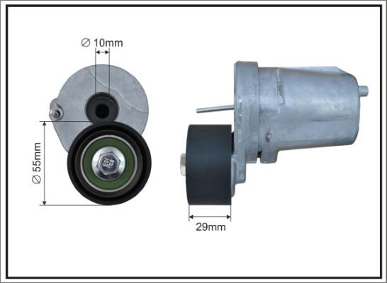 Caffaro 133100SP - Натяжитель, поликлиновый ремень autospares.lv