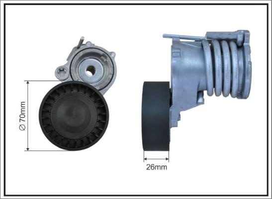 Caffaro 127100SP - Натяжитель, поликлиновый ремень autospares.lv