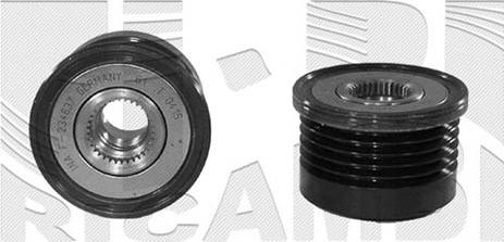 Caliber 47063 - Шкив генератора, муфта autospares.lv